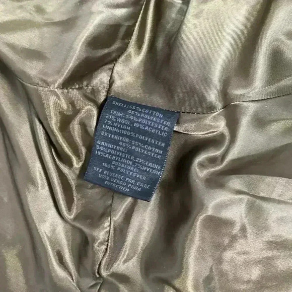 Steve Madden Tweed Panel Peplum Trench Coat Size Medium NWOT - Picture 12 of 16